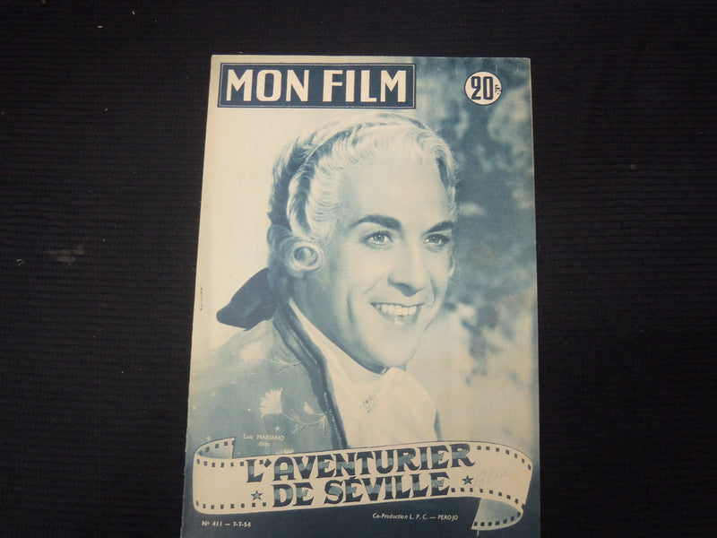 1954 JULY 7 MON FILM FRENCH MAGAZINE - LUIS MARIANO - E 26175