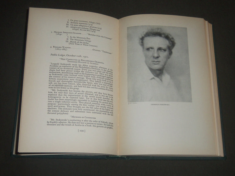 1925 TWENTY-FIVE YEARS OF THE PHILADELPHIA ORCHESTRA BY FRANCES WISTER - KD 4123