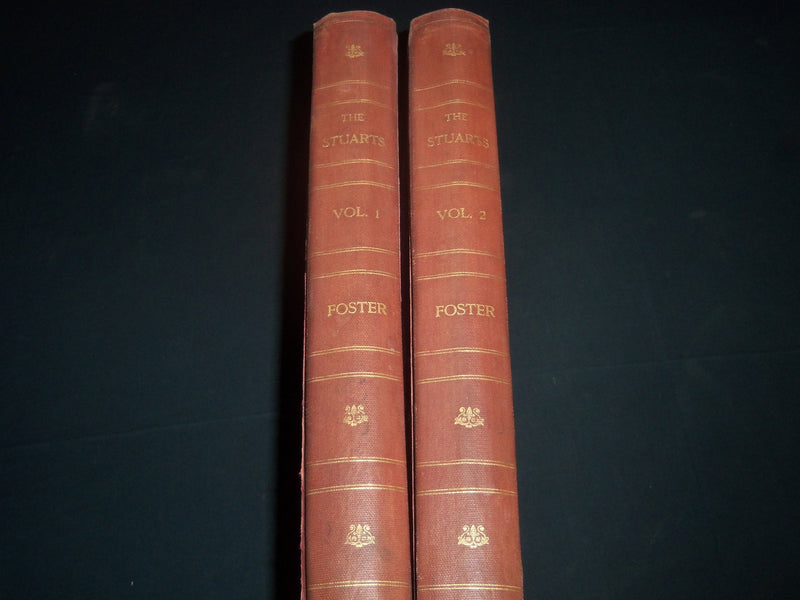 1902 THE STUARTS BEING ILLUSTRATIONS OF PERSONAL HISTORY VOLUME 1 & 2 - Z 148