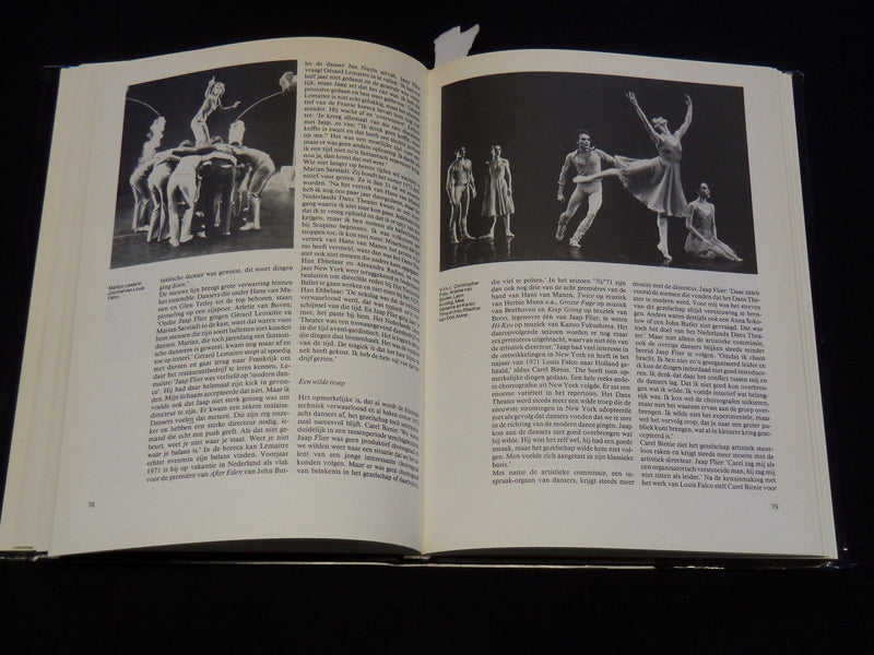 1987 NEDERLANDS DANS THEATRE COOS VERSTEEG HARDCOVER BOOK - DUTCH - KD 5981Q