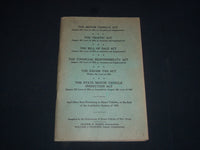 1936 NEW JERSEY MOTOR VEHICLE ACTS SOFTCOVER BOOK BY NJ DMV - MAGEE - J 3983