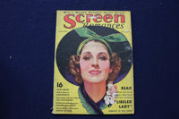 1936 NOVEMBER SCREEN ROMANCES MAGAZINE - LIBELED LADY COVER - E 12699