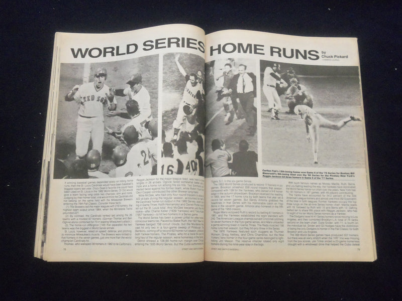 1983 STREET AND SMITH'S BASEBALL MAGAZINE - STEVE CARLTON COVER - SP 1523J