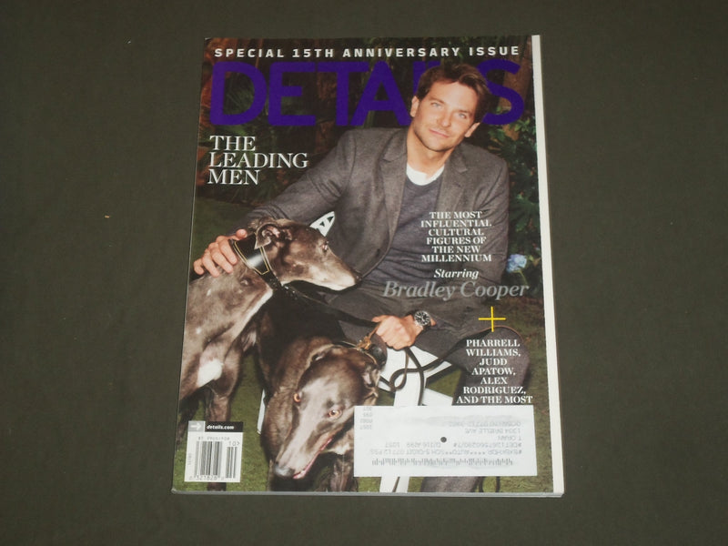 2015 OCTOBER DETAILS MAGAZINE - BRADLEY COOPER COVER - B 1683