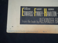 1963 THE VICTORS 1/2 SHEET MOVIE POSTER - VINCENT EDWARDS, ALBERT FINNEY - P 435