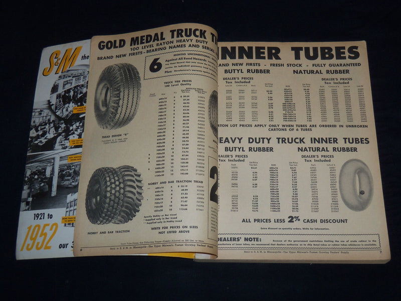 1952 SUMMER S AND M COMPANY DEALER CATALOG NO. 511 - J 8495D