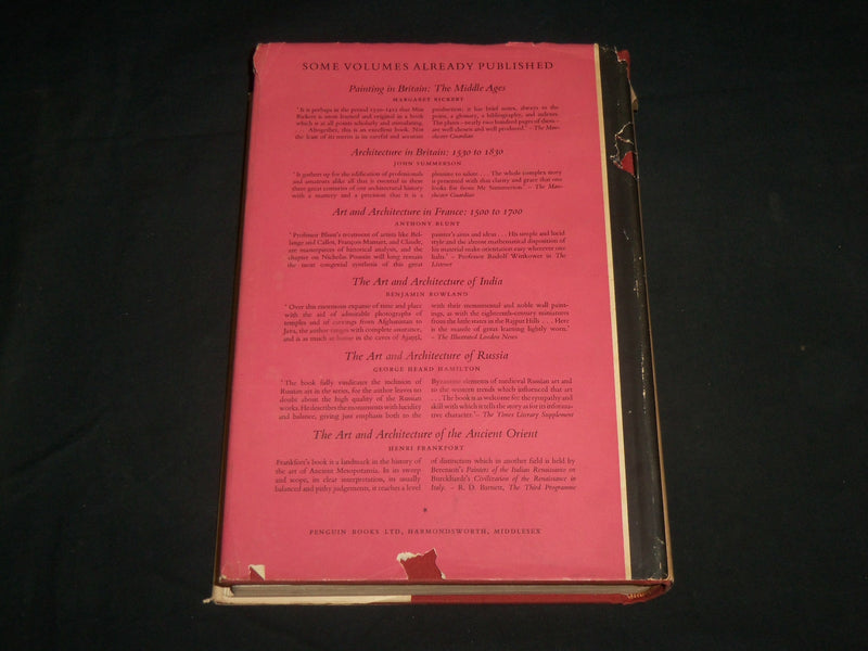1955 THE ART AND ARCHITECTURE OF JAPAN HARDCOVER BOOK BY PAINE & SOBER - KD 6780