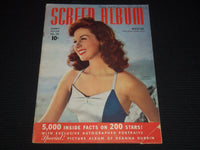 1942 SUMMER SCREEN ALBUM MAGAZINE - SUSAN HAYWARD COVER - E 12416