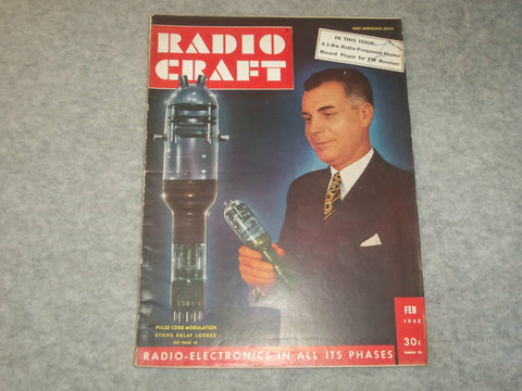 1948 FEBRUARY RADIO CRAFT MAGAZINE - J 6299
