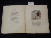 1856 LITTLE SONGS ILLUSTRATED BOOK BY MRS. FOLLEN - HARDCOVER - K 2199