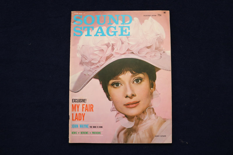 1964 DEC SOUND STAGE MAGAZINE - AUDREY HEPBURN - VOL 1, NO. 1 COVER - E 19198