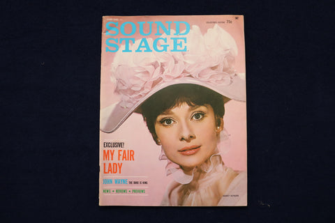 1964 DEC SOUND STAGE MAGAZINE - AUDREY HEPBURN - VOL 1, NO. 1 COVER - E 19198
