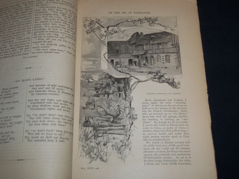 1881 AUGUST SCRIBNER'S MONTHLY ILLUSTRATED MAGAZINE - UNCLE REMUS - J 8177