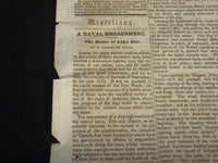 1862 MARCH 7 YARMOUTH REGISTER NEWSPAPER - FT. DONELSON PRISONERS - NP 614G
