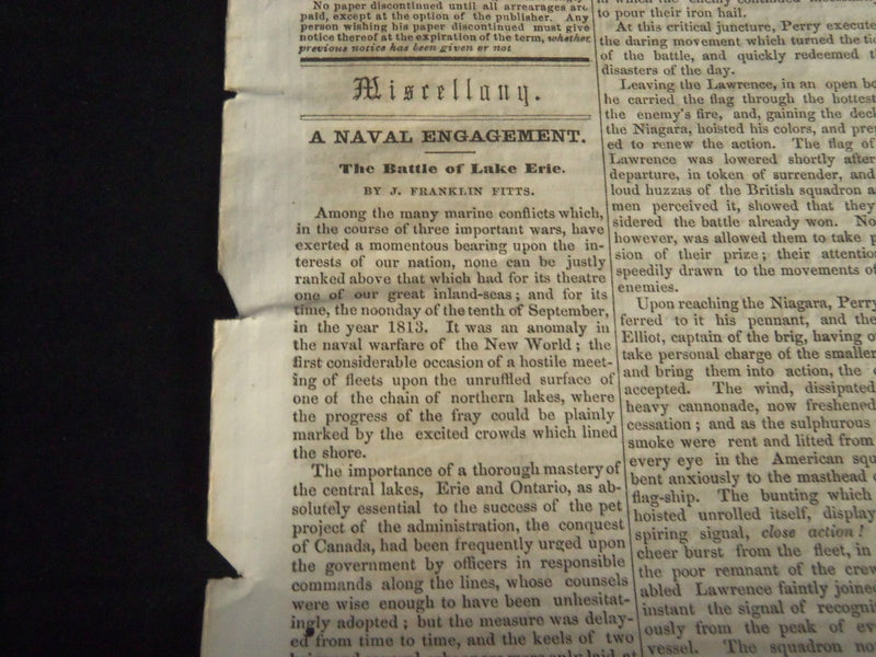 1862 MARCH 7 YARMOUTH REGISTER NEWSPAPER - FT. DONELSON PRISONERS - NP 614G