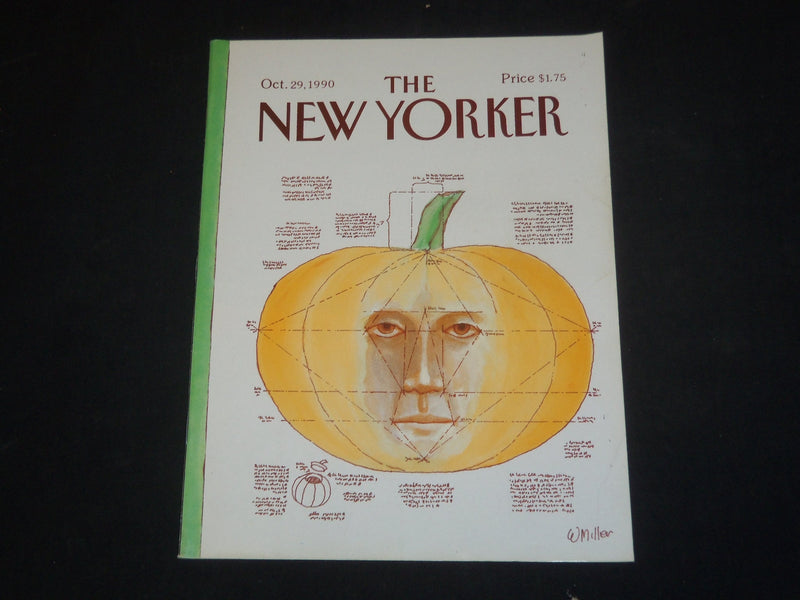 1990 OCTOBER 29 THE NEW YORKER MAGAZINE - ILLUSTRATED COVER - NY 1456