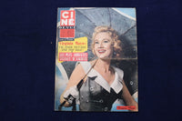 1957 JUNE 28 CINE REVUE MAGAZINE - VIRGINIA MAYO COVER - E 22008