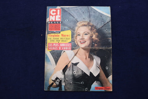1957 JUNE 28 CINE REVUE MAGAZINE - VIRGINIA MAYO COVER - E 22008