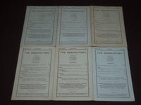 1937-1953 THE OBSERVATORY MONTHLY REVIEW OF ASTRONOMY MAGAZINE LOT OF 20- O 2827