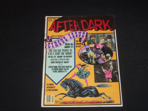 1980 JULY AFTER DARK MAGAZINE - CIRCUS ISSUE - SP 4125