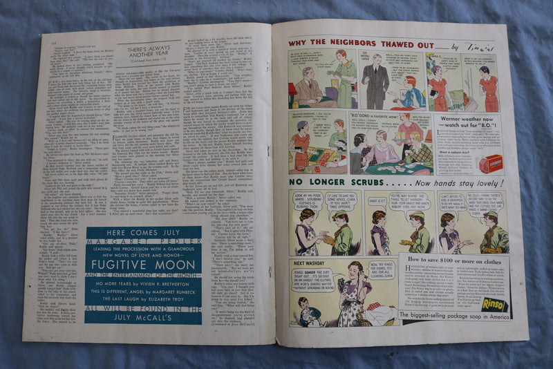 193 JUNE MCCALL'S MAGAZINE - BEAUTIFUL NEYSA MCMEIN COVER - SP 4785T