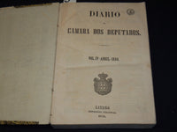 1856 JAN-JUL DIARIO DA CAMARA DOS DEPUTADOS VOLUMES LOT OF 3 - LISBOA - KD 2016K
