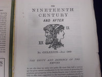 1909-1911 THE NINETEENTH CENTURY & AFTER PERIODICAL LOT OF 5 - NICE ADS - O 2912