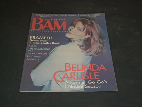 1987 NOVEMBER 20 BAM MAGAZINE ISSUE NO. 271 - BELINDA CARLISLE COVER - SP 2942