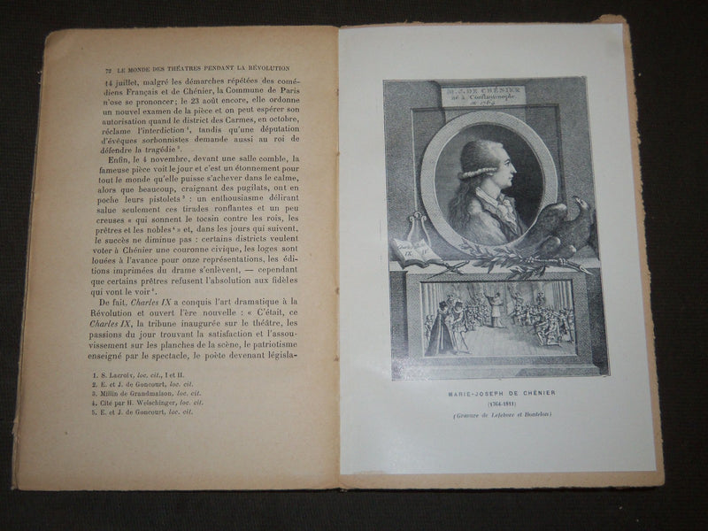 1922 LE MONDE DES THEATRES BY JACQUES HERISSAY FRENCH BOOK - KD 3673