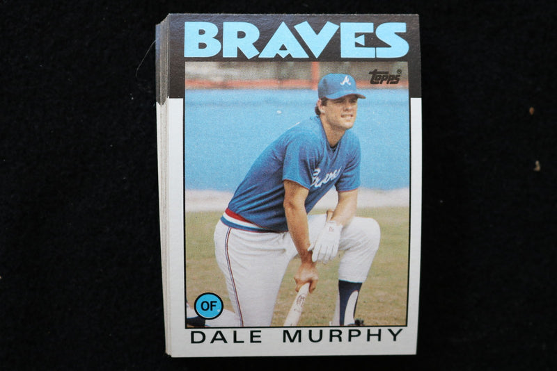 DALE MURPHY 1986 TOPPS BASEBALL CARDS - CARD #600 - NM-MT - LOT OF 21 - #216