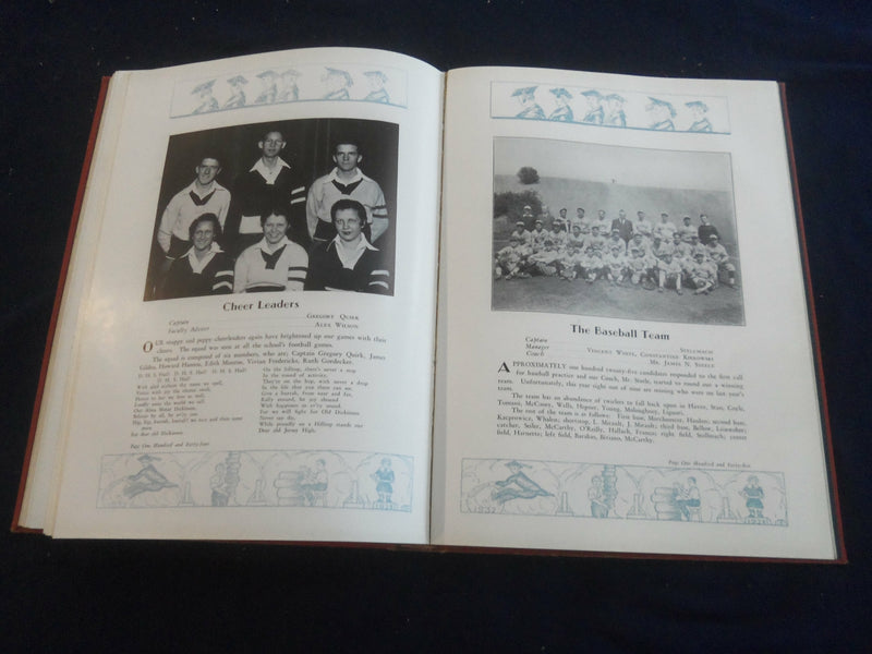 1932 WM. L. DICKINSON HIGH SCHOOL YEARBOOK - JERSEY CITY, NJ - YB 2739