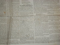 1849 NOVEMBER 17 MASSACHUSETTS PLOUGHMAN NEWSPAPER-DANIEL WEBSTER SPEECH-NP 5174