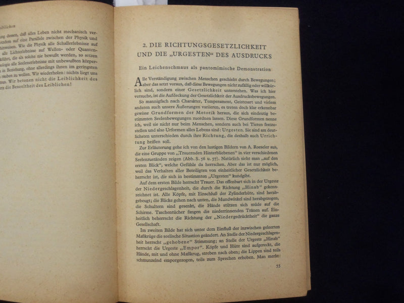 1951 MENSCHEN KENNTNIS HARDCOVER BOOK-RICHARD MULLER-FREIENFELS-GERMAN - KD 9002