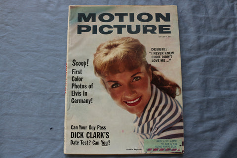 1959 JANUARY MOTION PICTURE MAGAZINE - DEBBIE REYNOLDS COVER - E 9034