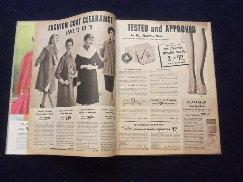 1961 FALL MONTGOMERY WARD BOOK OF VALUES CATALOG-HARDCOVER- KANSAS CITY,MO-R 96A