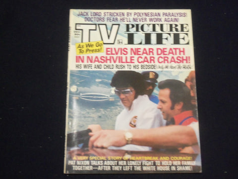 1974 DECEMBER TV PICTURE LIFE MAGAZINE - ELVIS PRESLEY - PHOTOS - ST 5860