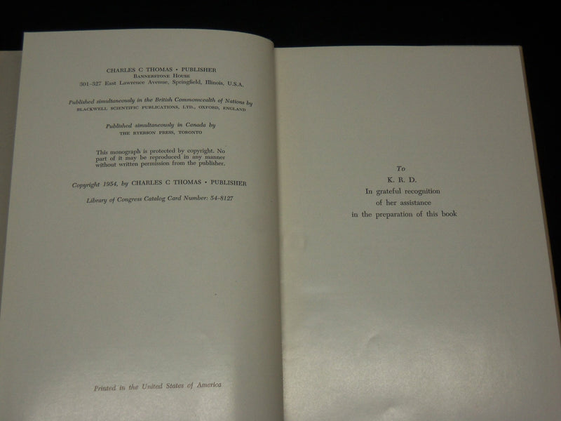 1954-1957 THE LUNG CLINICAL PHYSIOLOGY BOOKS LOT OF 2 - DRINKER - KD 2769V