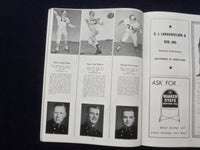 1960 OCTOBER 15 NAVY-AIR FORCE FOOTBALL PROGRAM - BALTIMORE STADIUM - K 141