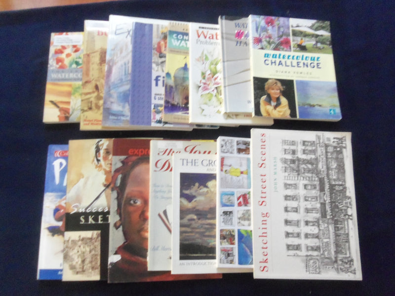 ASSORTED ART BOOKS - LOT OF 15 (2 HARDCOVER / 13 SOFTCOVER) - KD 4797C
