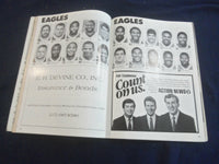 1984 OCT 28 GAMEDAY MAGAZINE- PHILADELPHIA EAGLES VS ST. LOUIS CARDINALS- F 250J