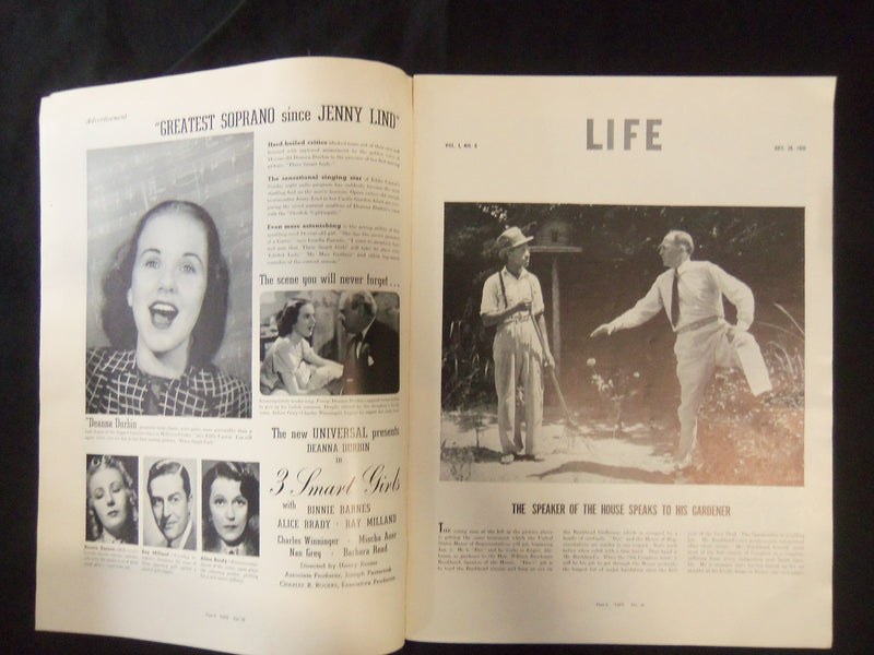 1936 DECEMBER 28 LIFE MAGAZINE-VOLUME 1 NUMBER 6 -METROPOLITAN OPERA BALLET -L 6