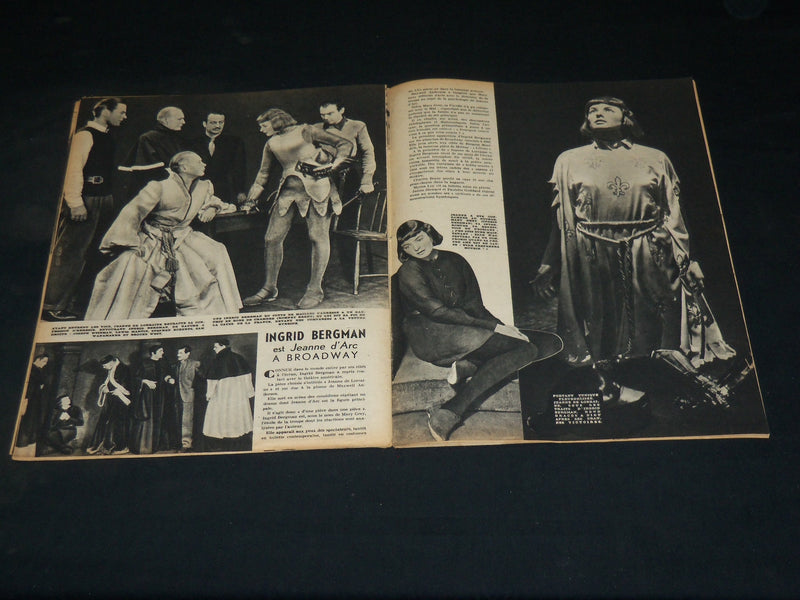 1947 JANUARY 1 NUIT ET JOUR FRENCH MAGAZINE - INGRID BERGMAN COVER - ST 531I