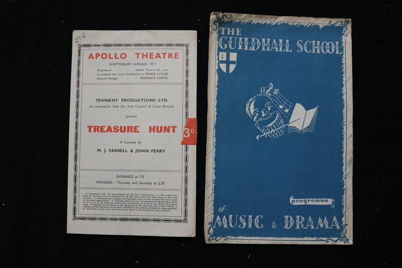 1947-1949 LONDON THEATRE PROGRAMS - LOT OF 22 - K 1822