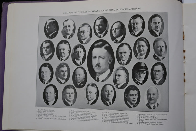 1924 61ST ELKS GRAND LODGE REUNION PROGRAM - PORTLAND, OREGON - K 2456