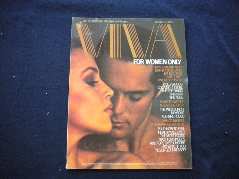 1976 FEBRUARY VIVA MAGAZINE-DAN RAHTER AND JIM BOUTON, ARE THEY EXPOSED?- B 638X