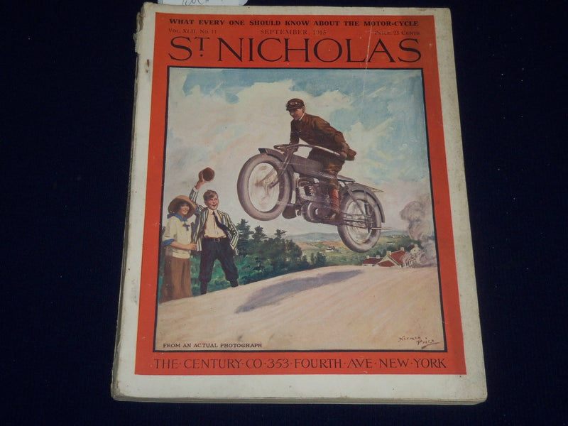 1915 SEPTEMBER ST. NICHOLAS MAGAZINE - NORMAN ROCKWELL ILLUSTRATIONS - SP 2507