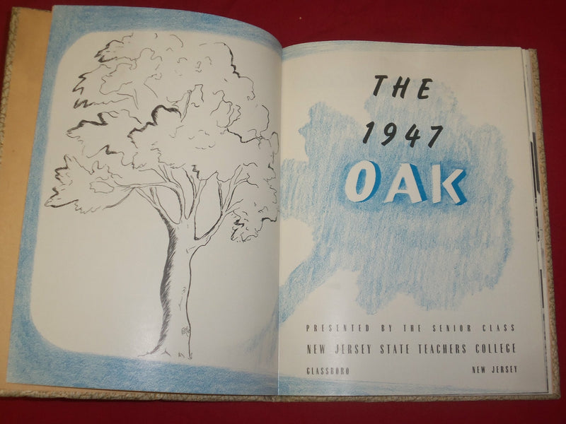 1947 THE OAK NEW JERSEY STATE TEACHERS COLLEGE YEARBOOK - GLASSBORO, NJ- YB 1794