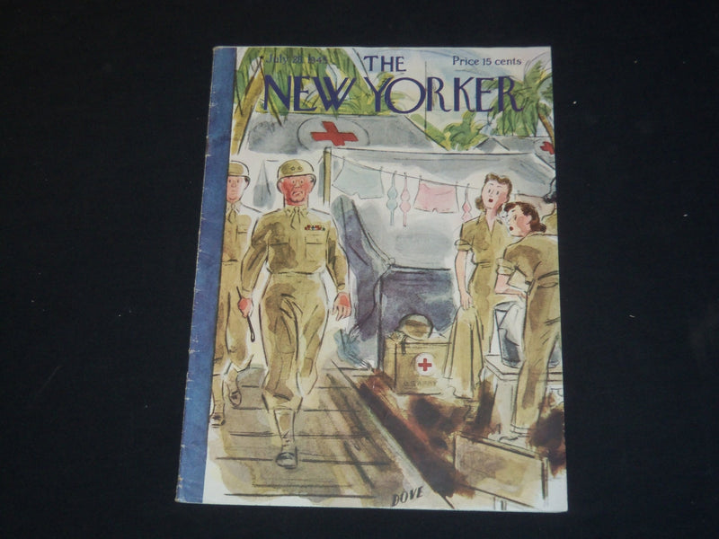 1945 JULY 28 THE NEW YORKER MAGAZINE - ILLUSTRATED COVER - NY 128