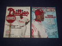1999-2005 PHILADELPHIA PHILLIES OFFICIAL MAGAZINE - LOT OF 7 - ST 6822