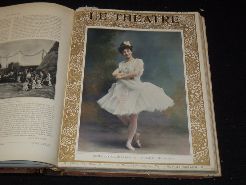 1903 JULY-DECEMBER LE THEATRE MAGAZINE BOUND VOLUME - 12 ISSUES - KD 2657E